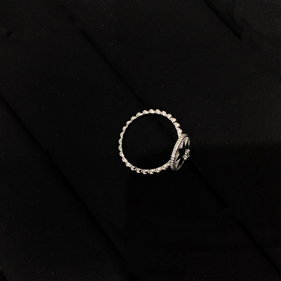 925 Ring戒子 滿鑽羅盤麻花珠戒指