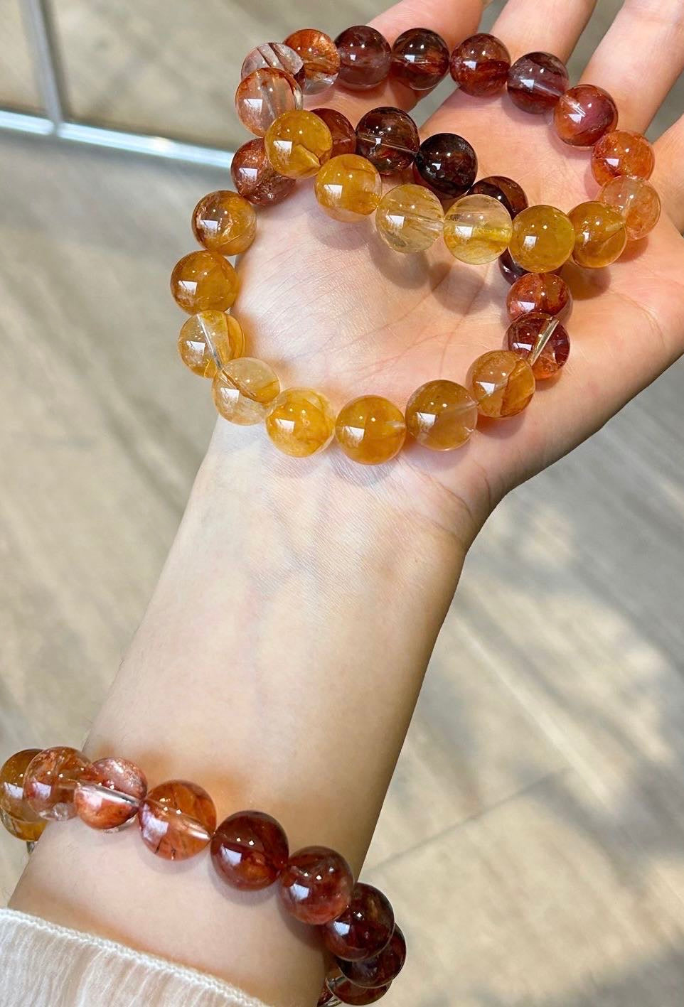 Crystal- Hematoid Quartz Bracelet