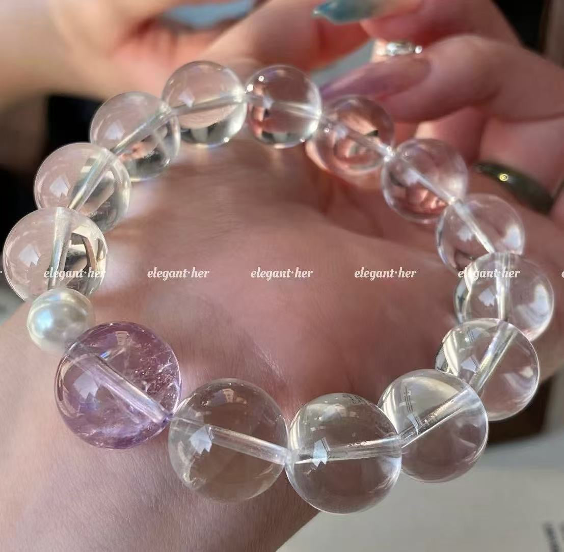 Crystal- 15mm白手晶手串