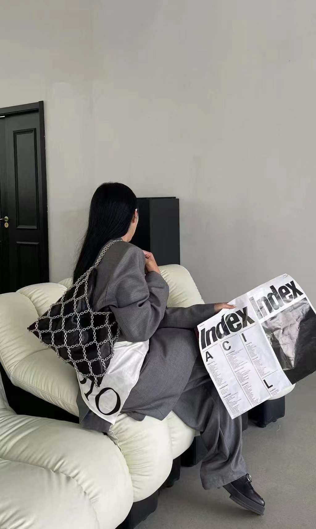 BA collection- PU 料,大Tote