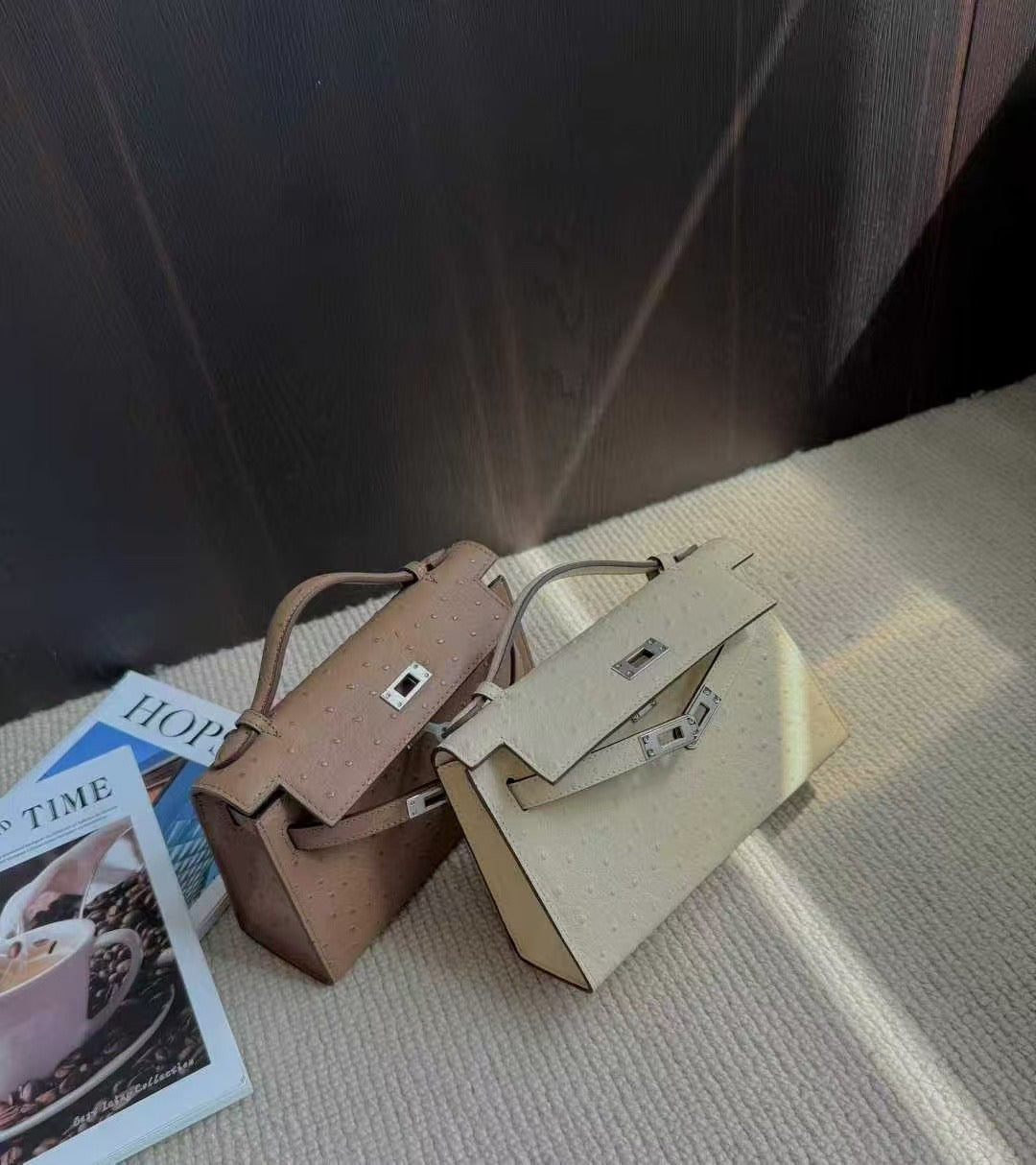 H collection- Ostrich Kelly 1