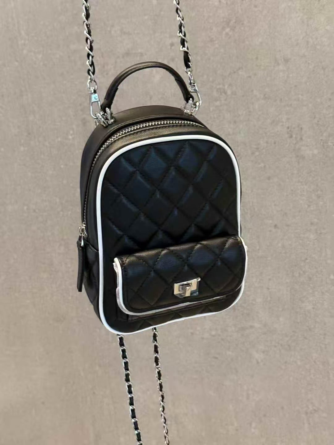 CC style - Leather 小書包 backpack