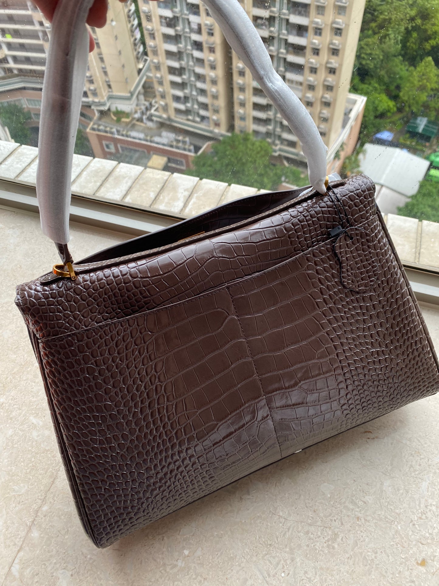 BA collection- crocodile leather