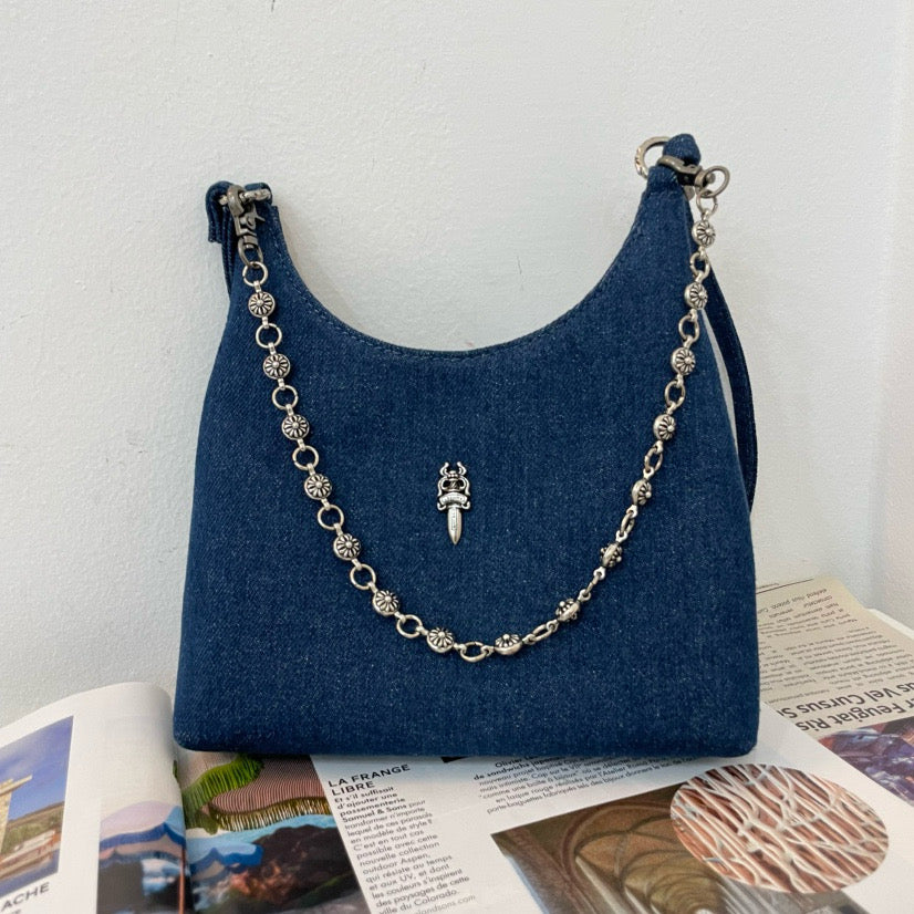 Hold CH style- Jean shoulder bag