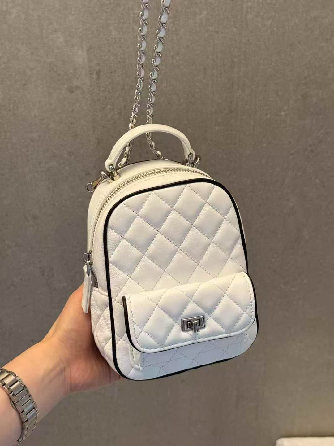 CC style - Leather 小書包 backpack