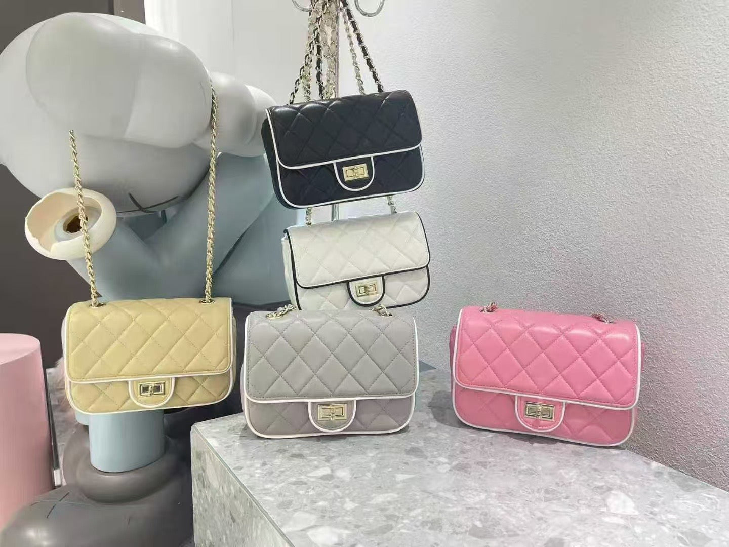 CC style- Leather Sling Bag
