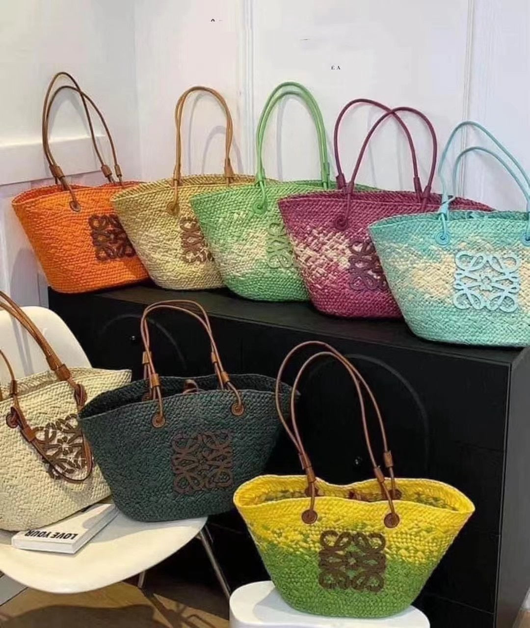 草織單肩Tote Bag