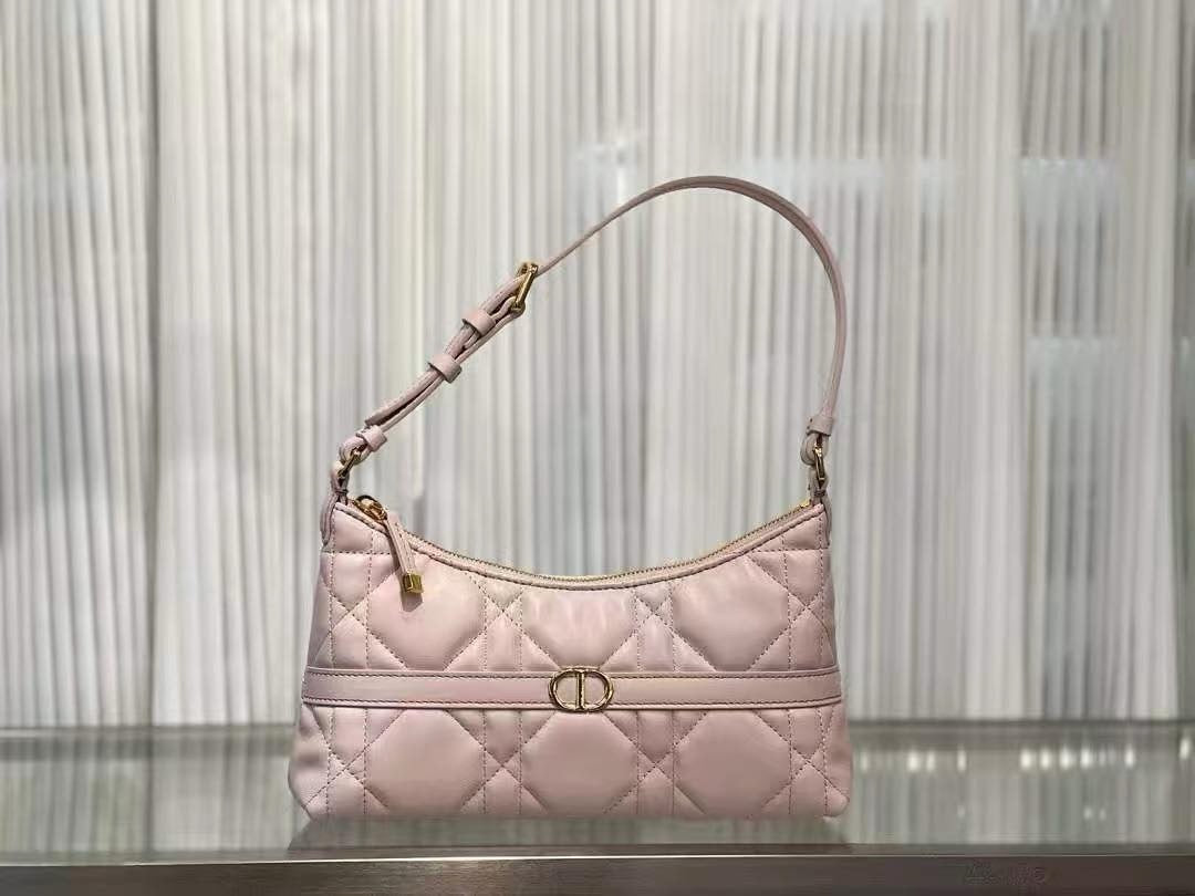 D collection- Lame skin shoulder bag