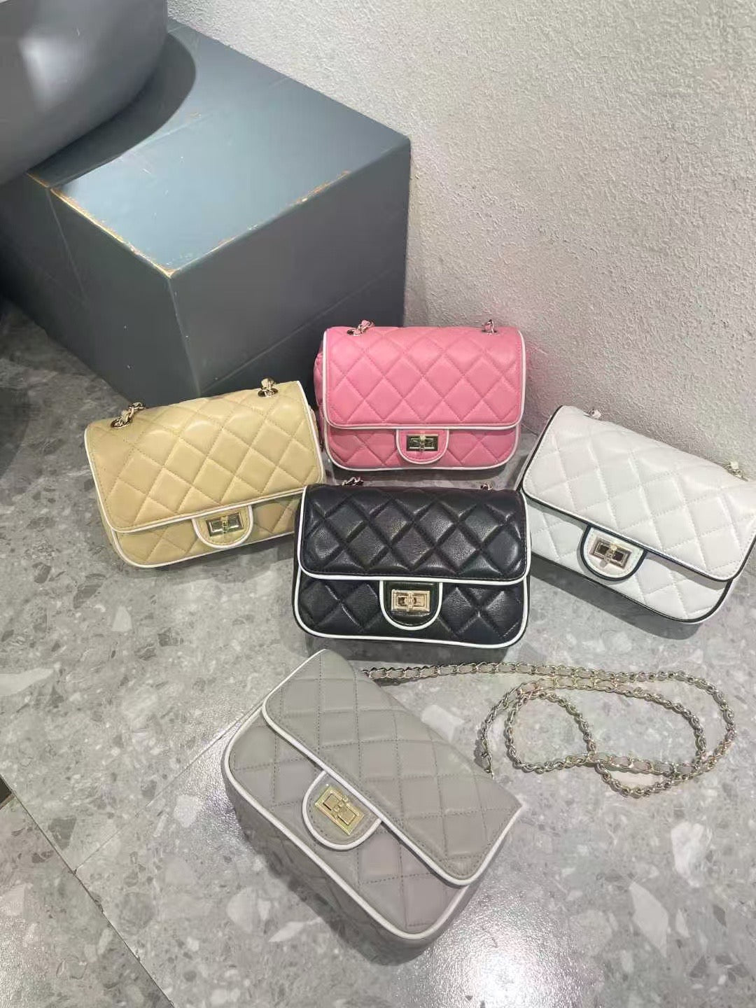 CC style- Leather Sling Bag