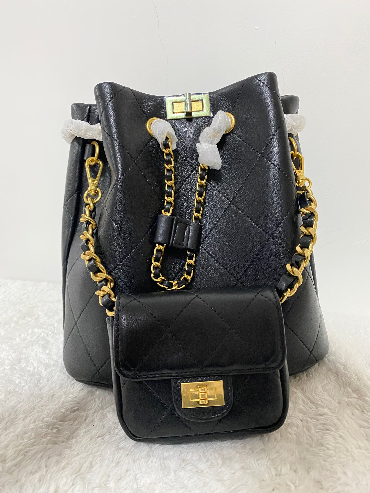 CC style - Lamb skin backpack