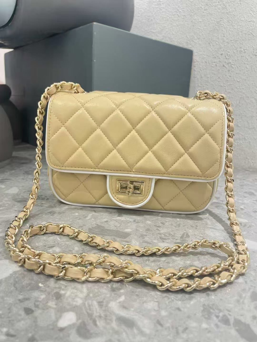 CC style- Leather Sling Bag