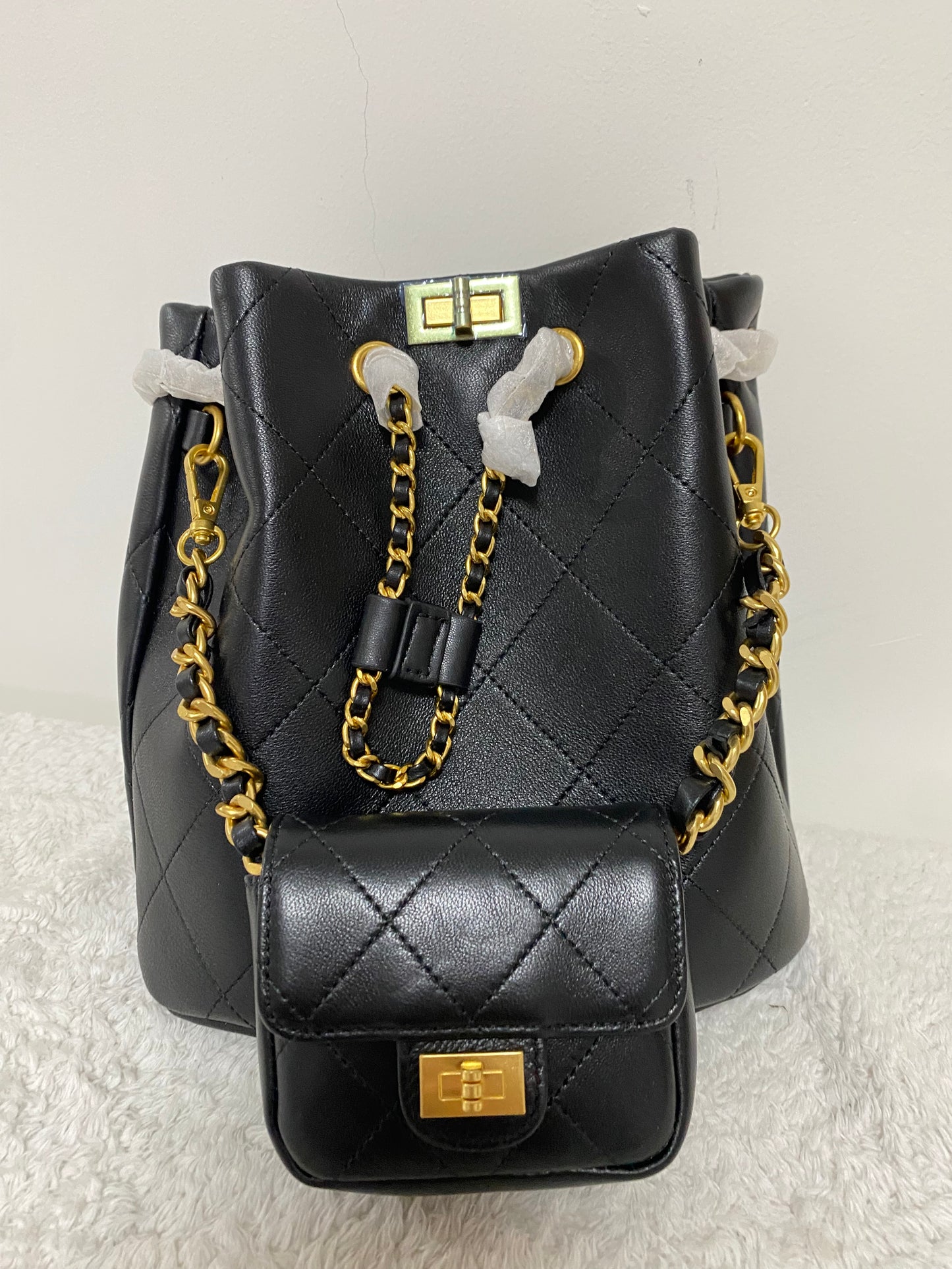 CC style - Lamb skin backpack