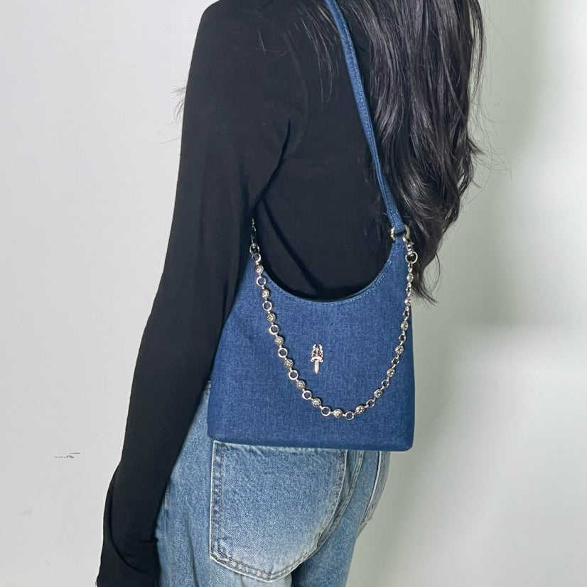 Hold CH style- Jean shoulder bag