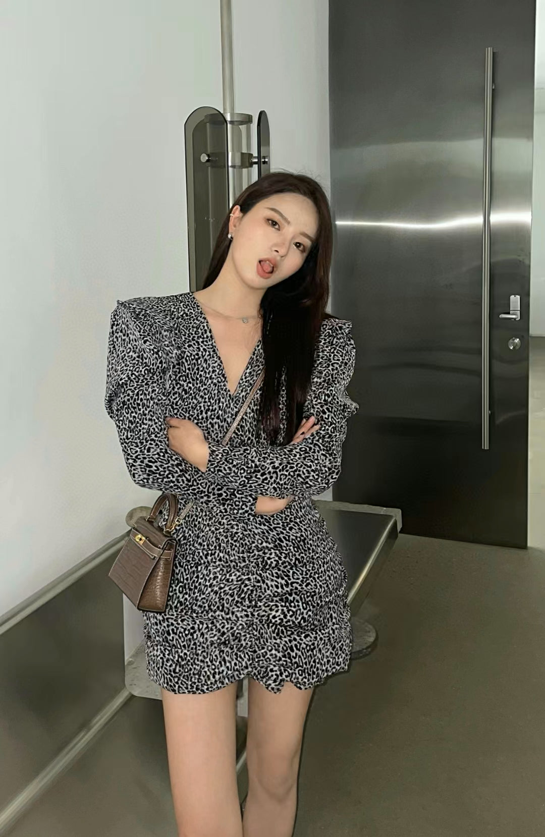 HXXXXŚ® 鱷魚紋皮Mini Kelly