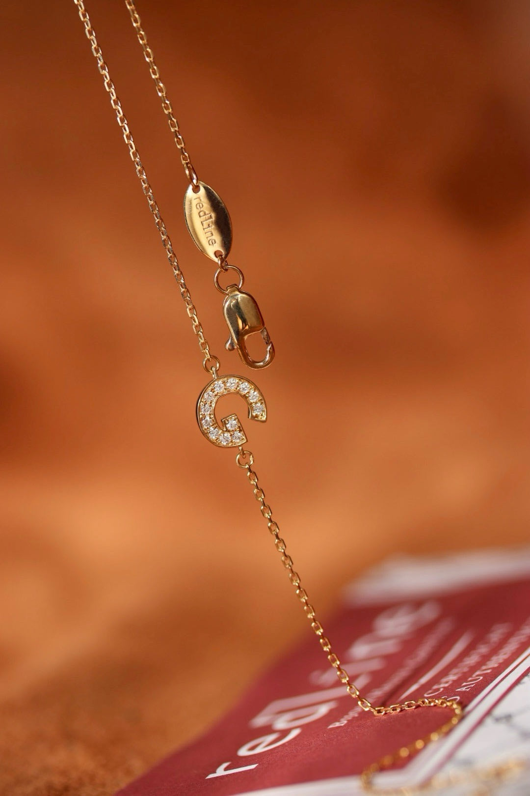 Jewelry | 18K金字母天然鑽石手鍊