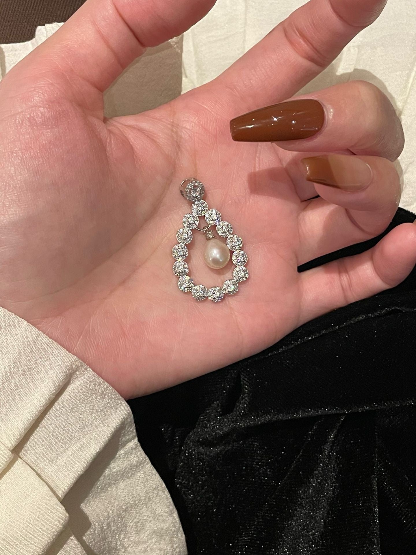 925 Sliver| 珍珠耳環