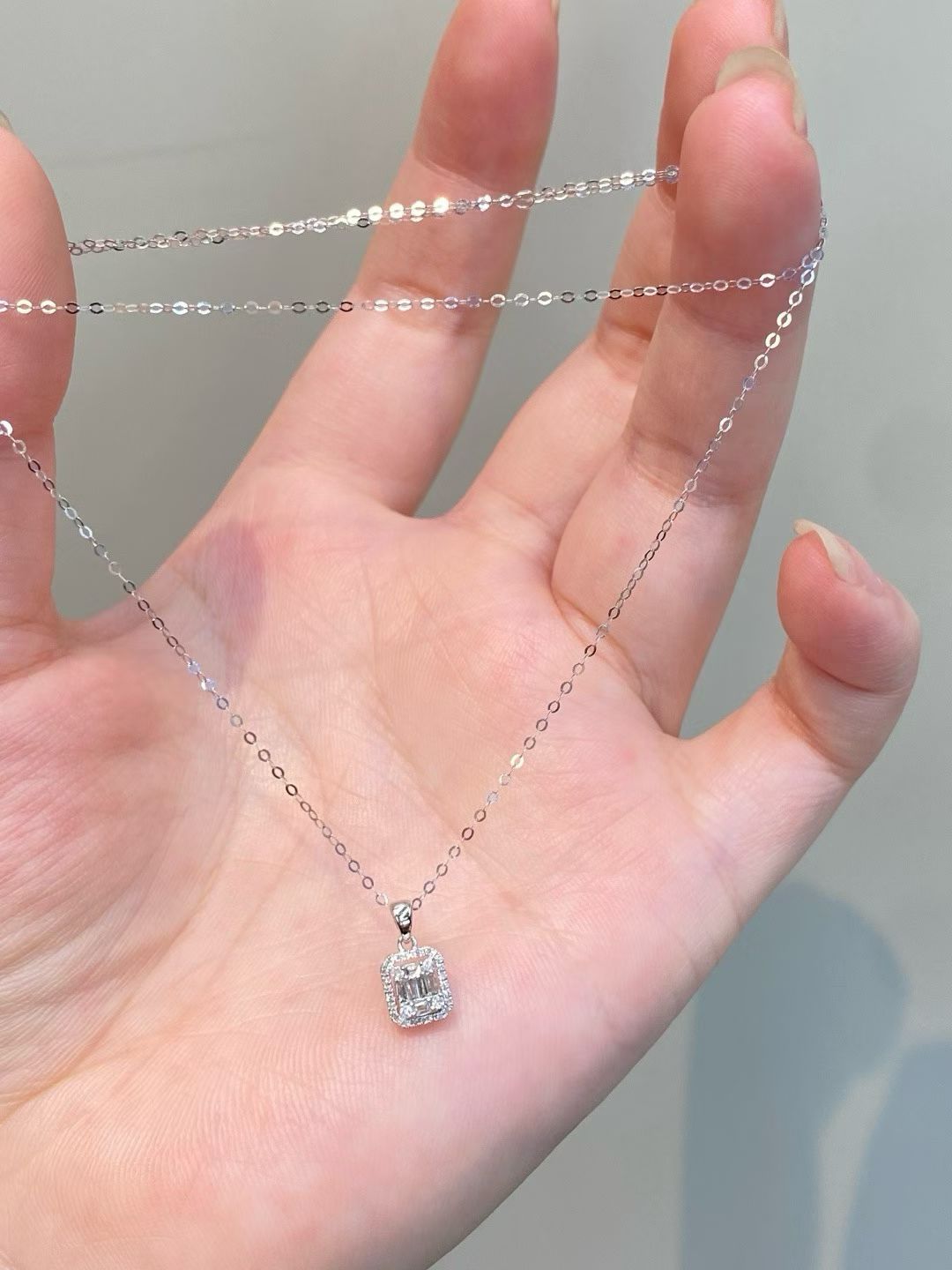 Jewelry- 18K金冰糖鑽石吊墜（真金款）