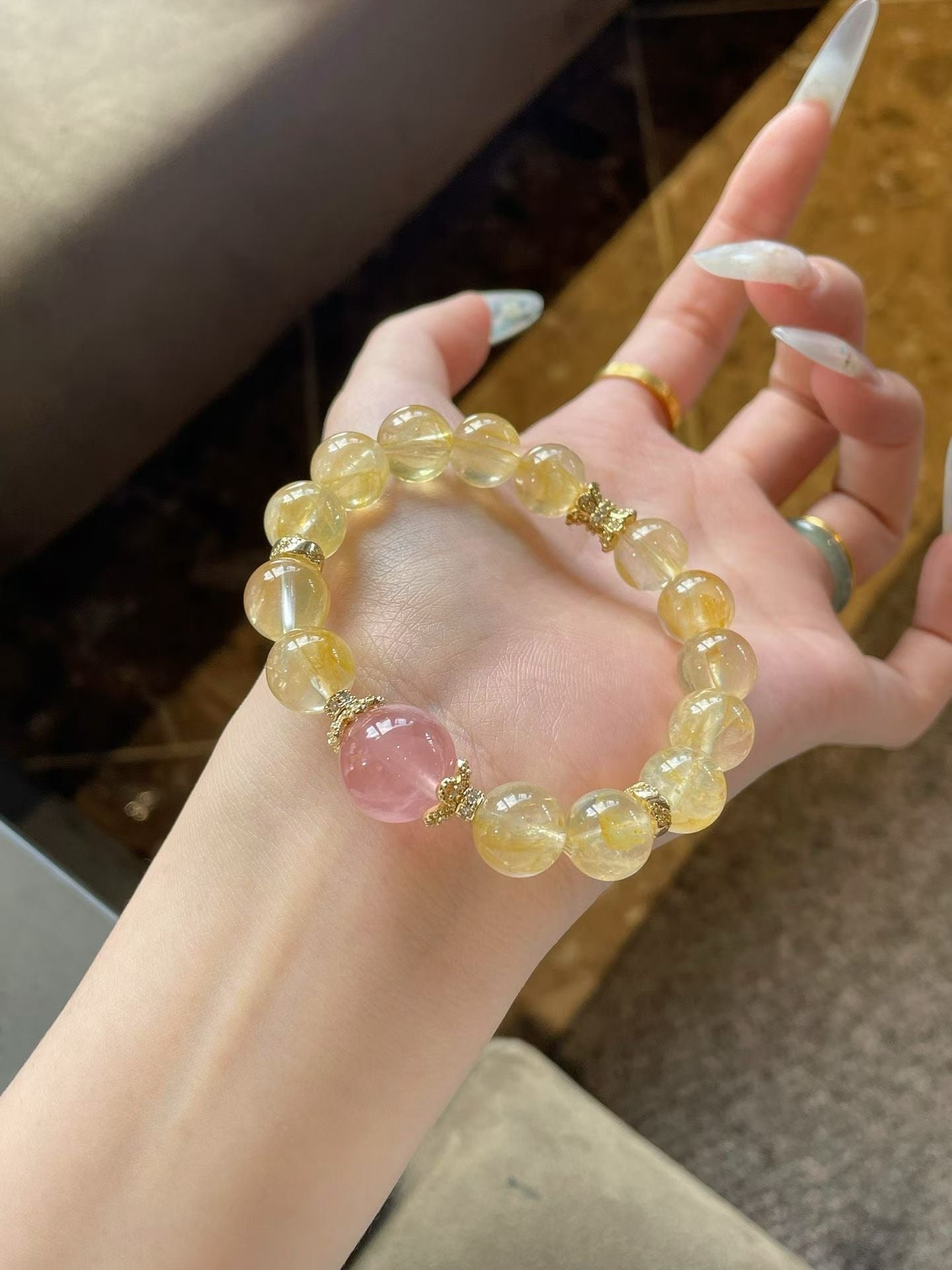 Crystal - 黃膠花➕老礦馬粉