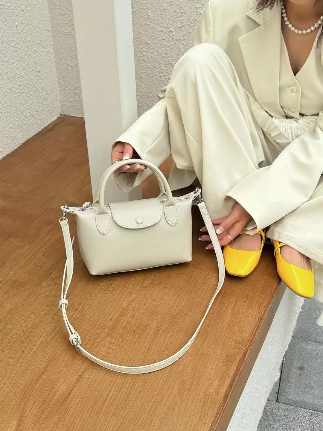 Korea product- Leather Dumping bag