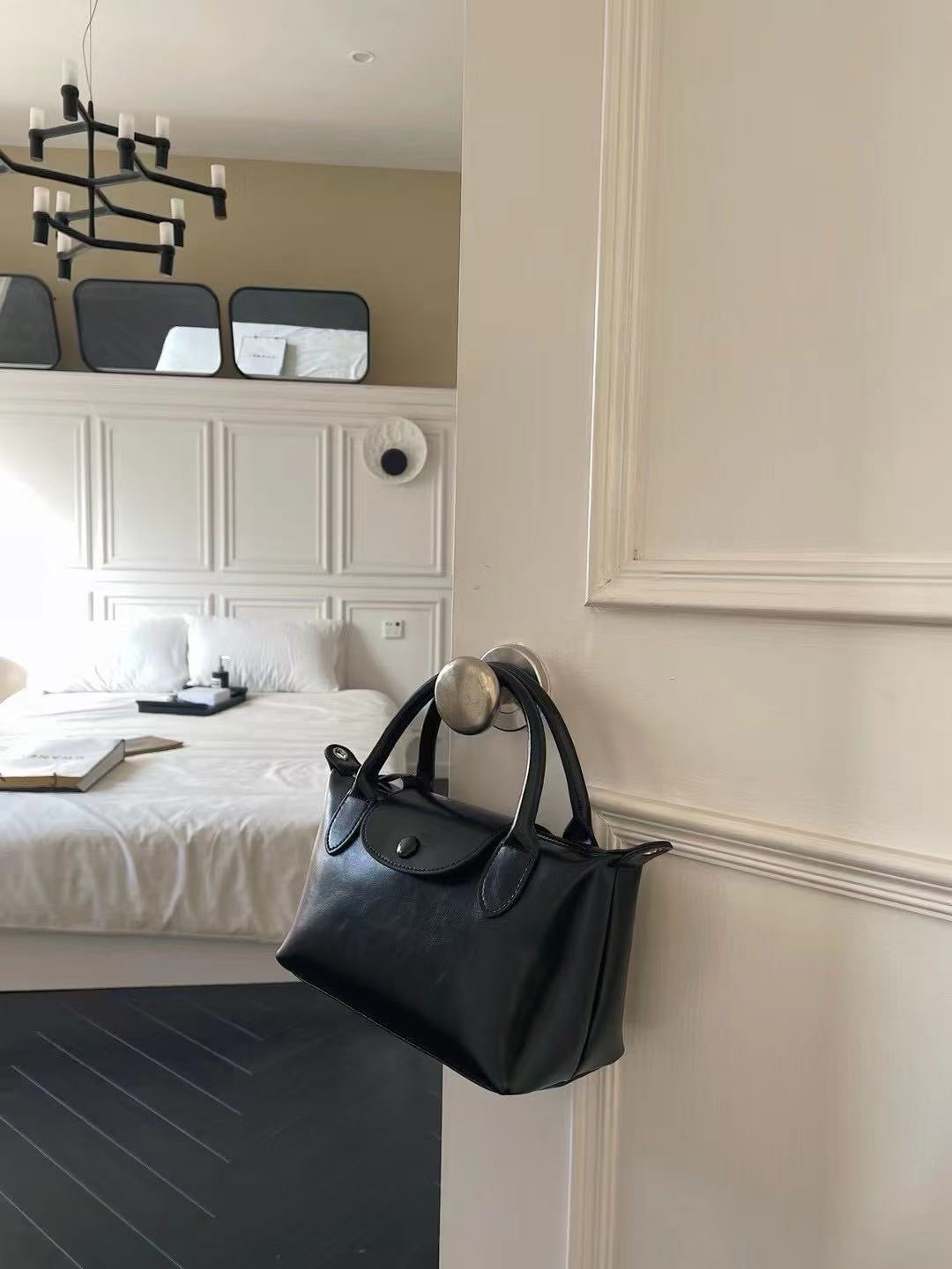 Korea product- Leather Dumping bag