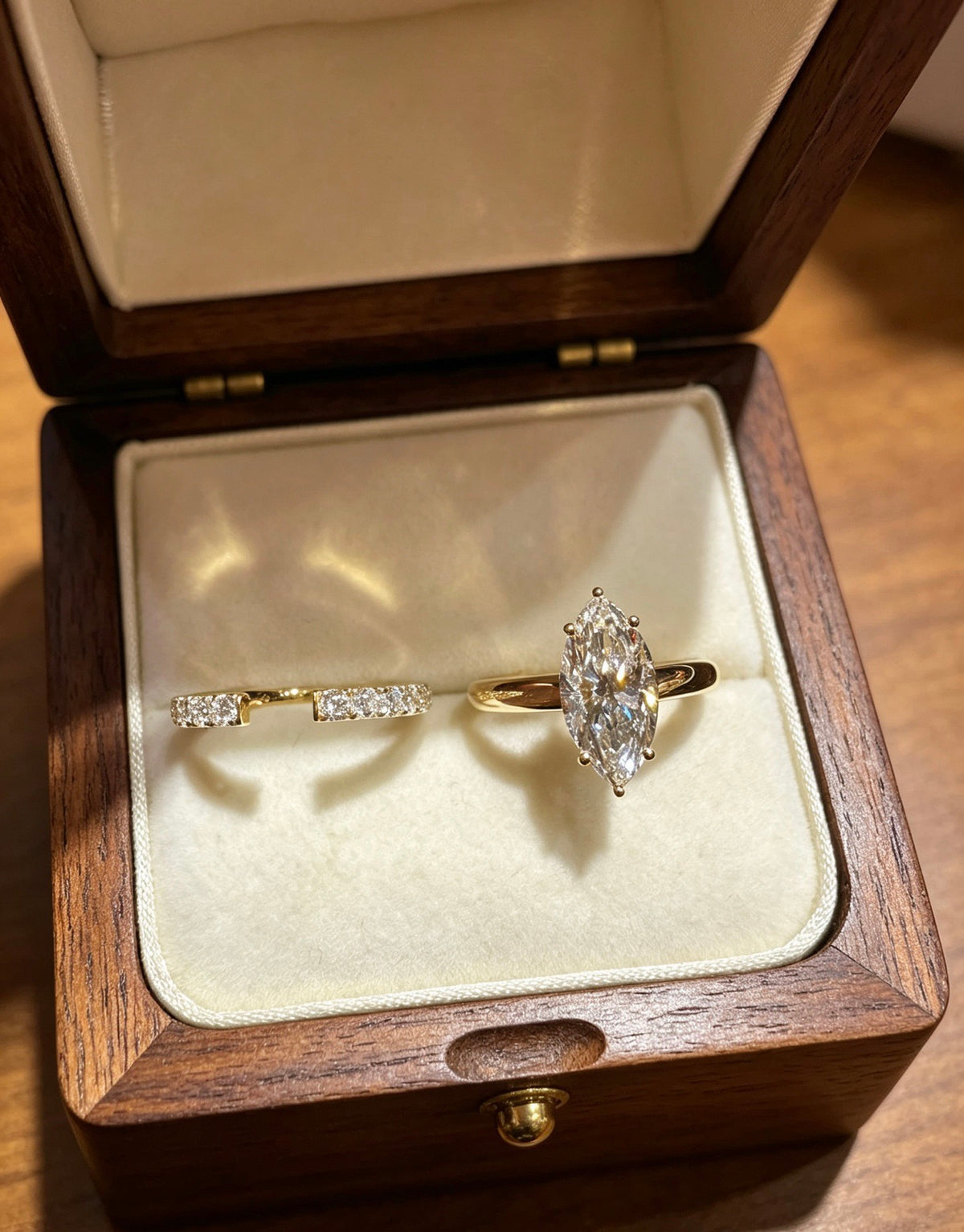 jewelry-真金真鑽｜ 2卡馬眼石簡約經典鑽戒