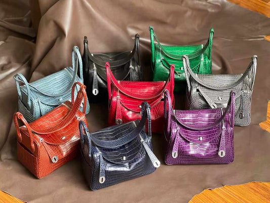 H collection- crocodiles pattern Lindy 26cm ( super high quality)