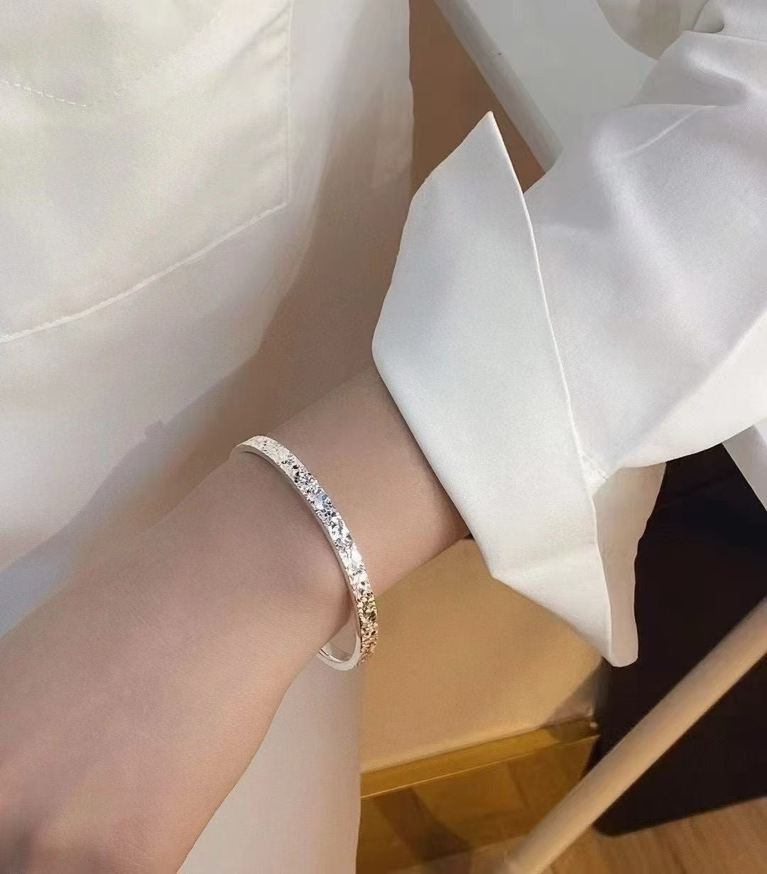 925 Sliver Bracelet 碎碎冰手鐲