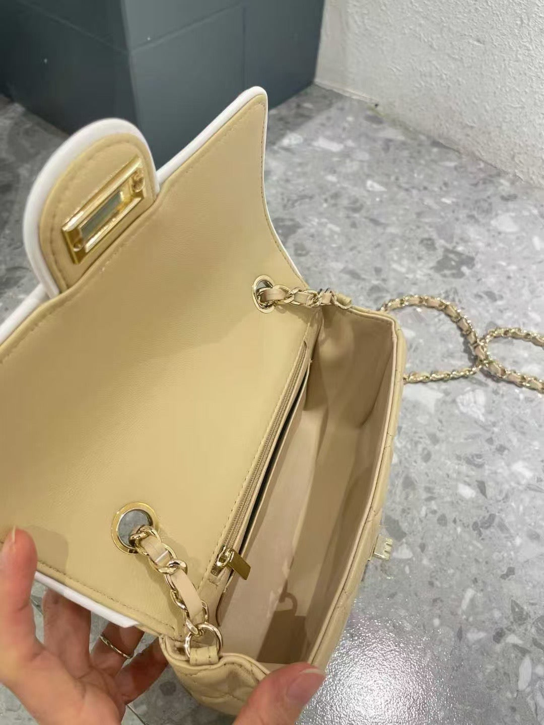 CC style- Leather Sling Bag