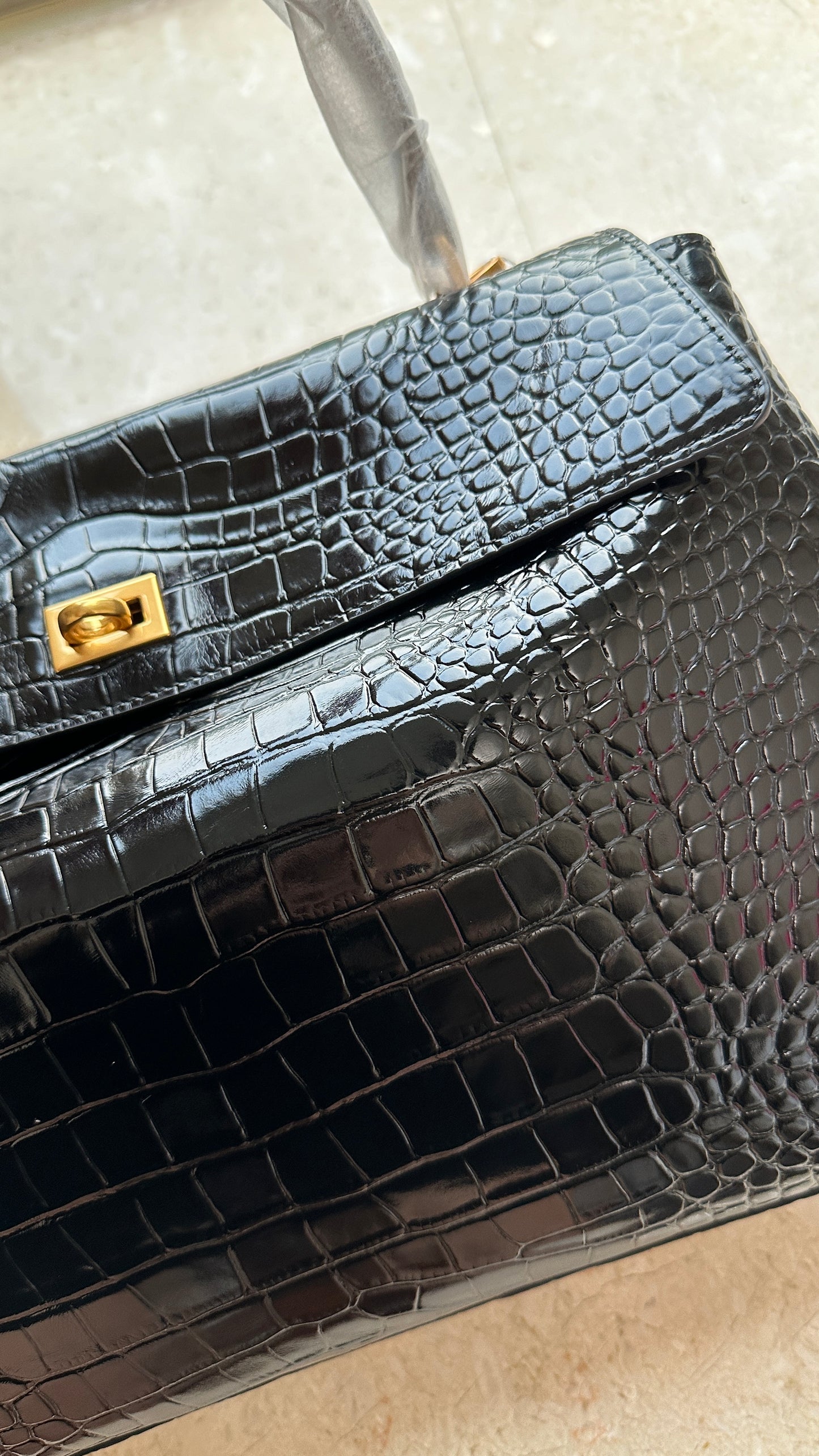 BA collection- crocodile leather