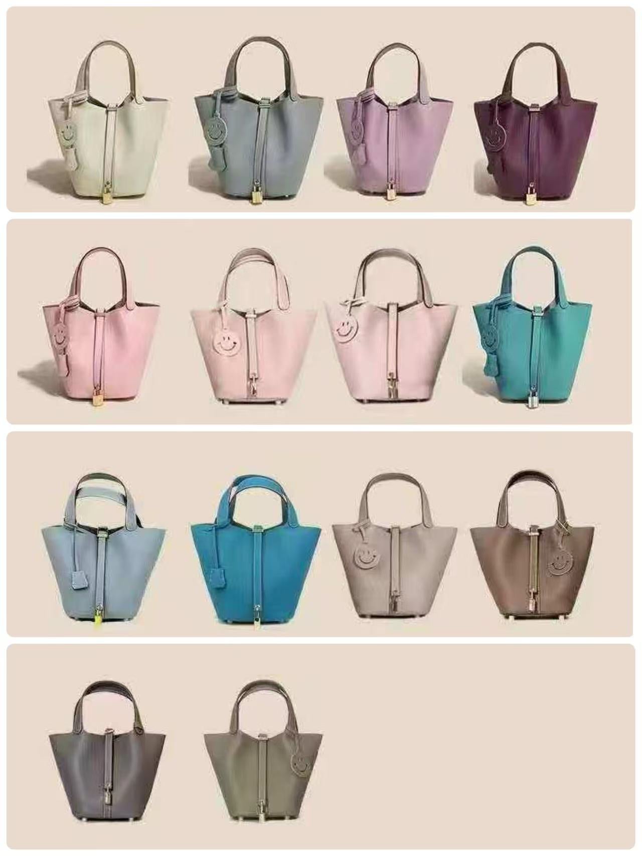 H collection- Korea leather bucket (pic style)