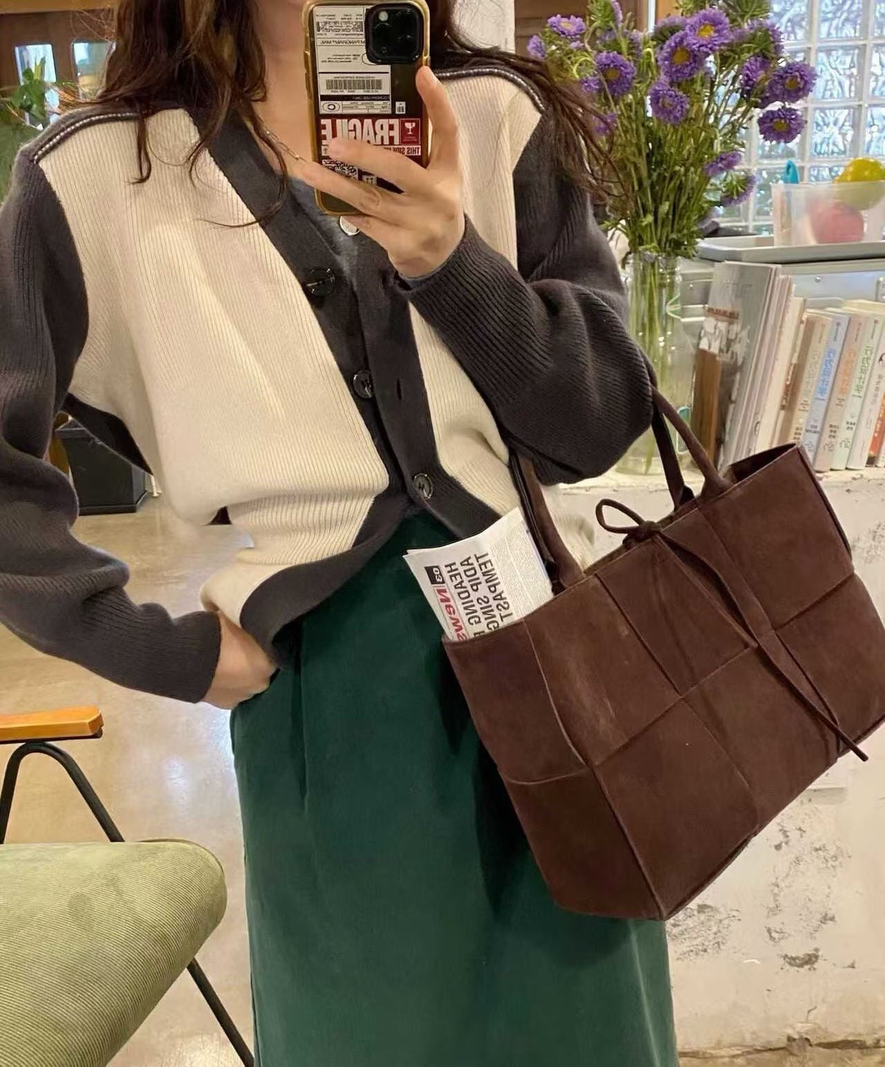 BV collection- Six square Tote