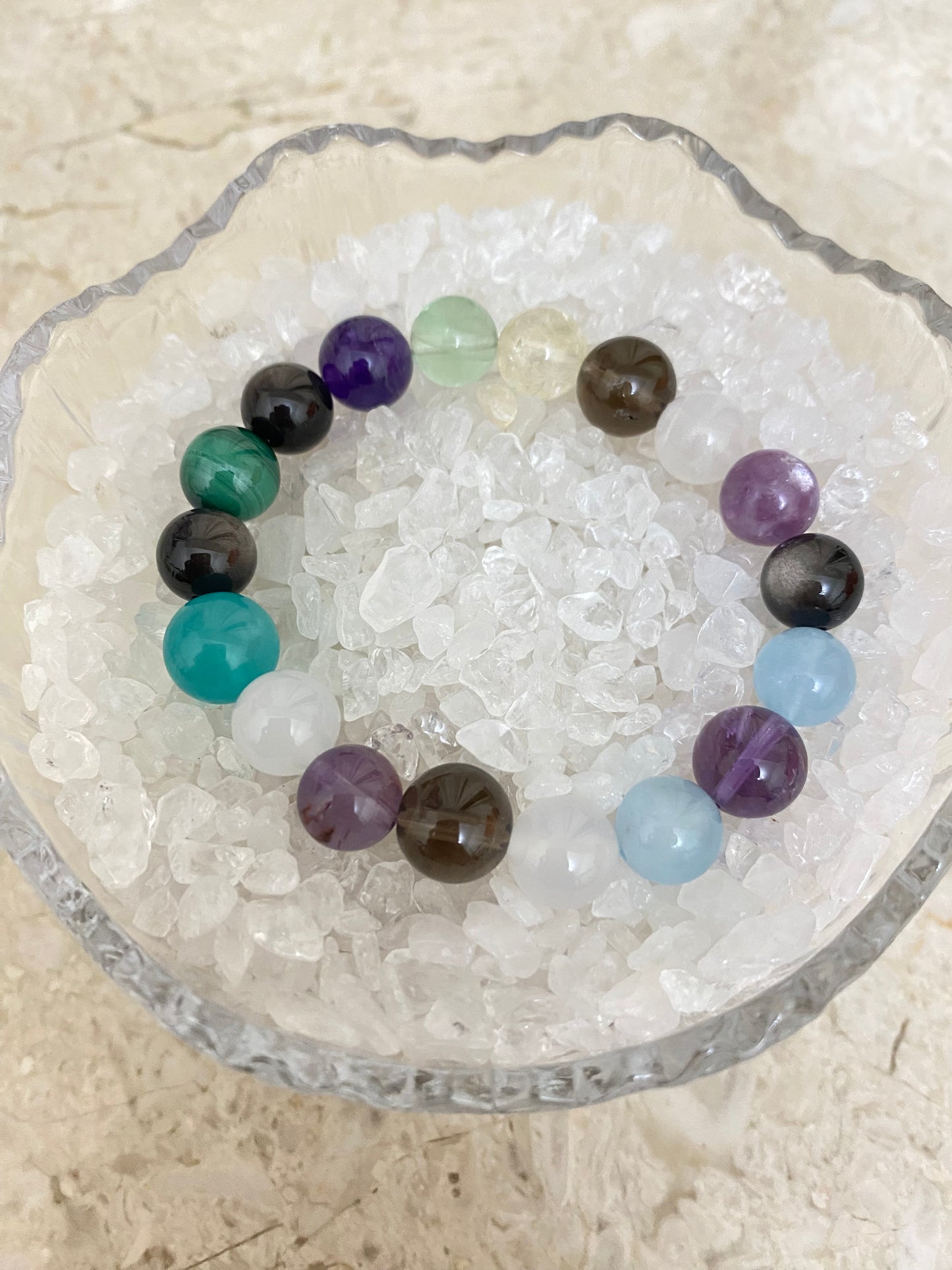 Crystal- Muti- purple luck