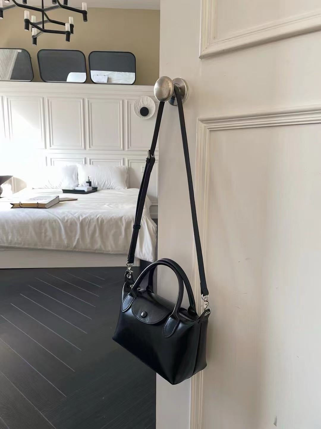 Korea product- Leather Dumping bag
