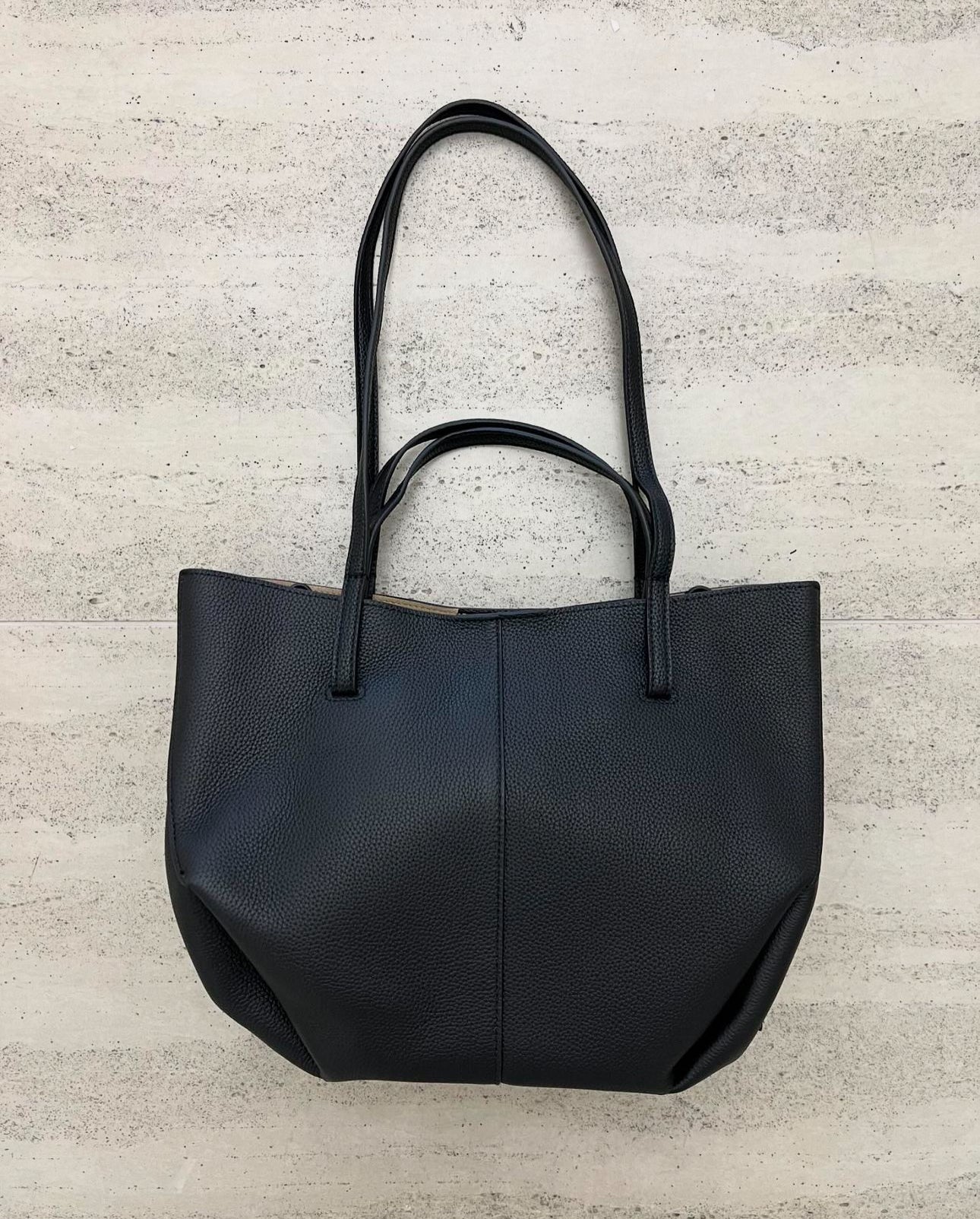 Leather tote