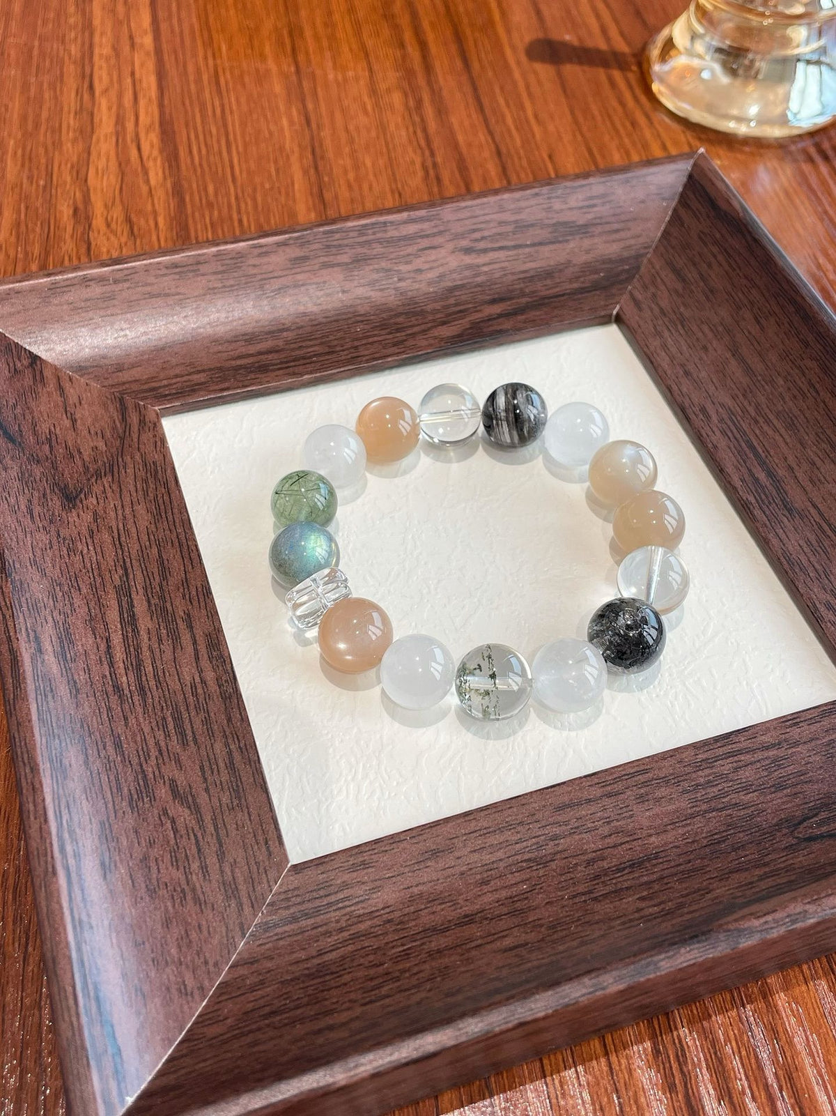 Crystal - 奶茶月光/白幽靈/綠發晶/灰月光/白水晶/綠幽靈/黑閃靈
