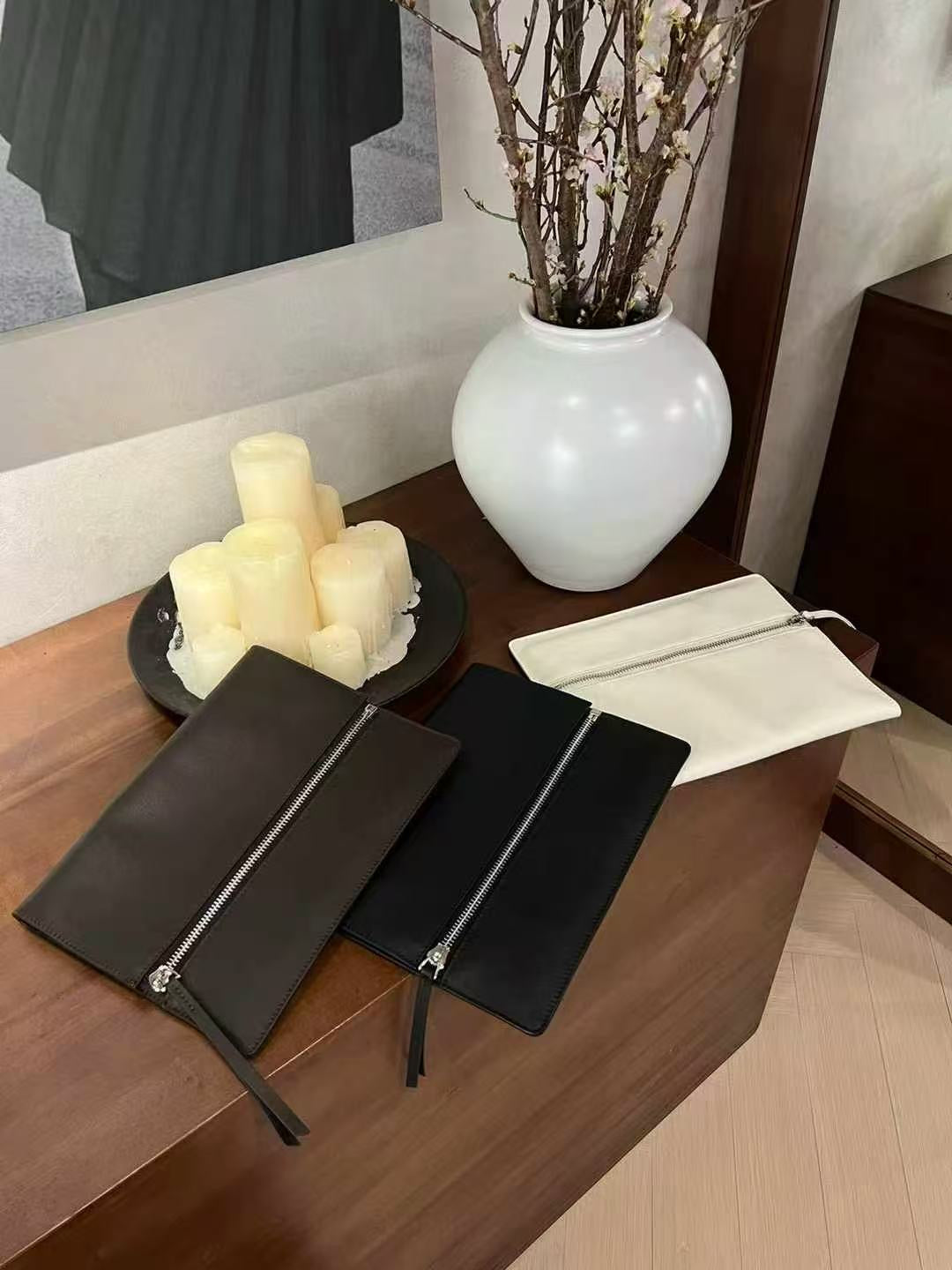 Leather table / notebook case