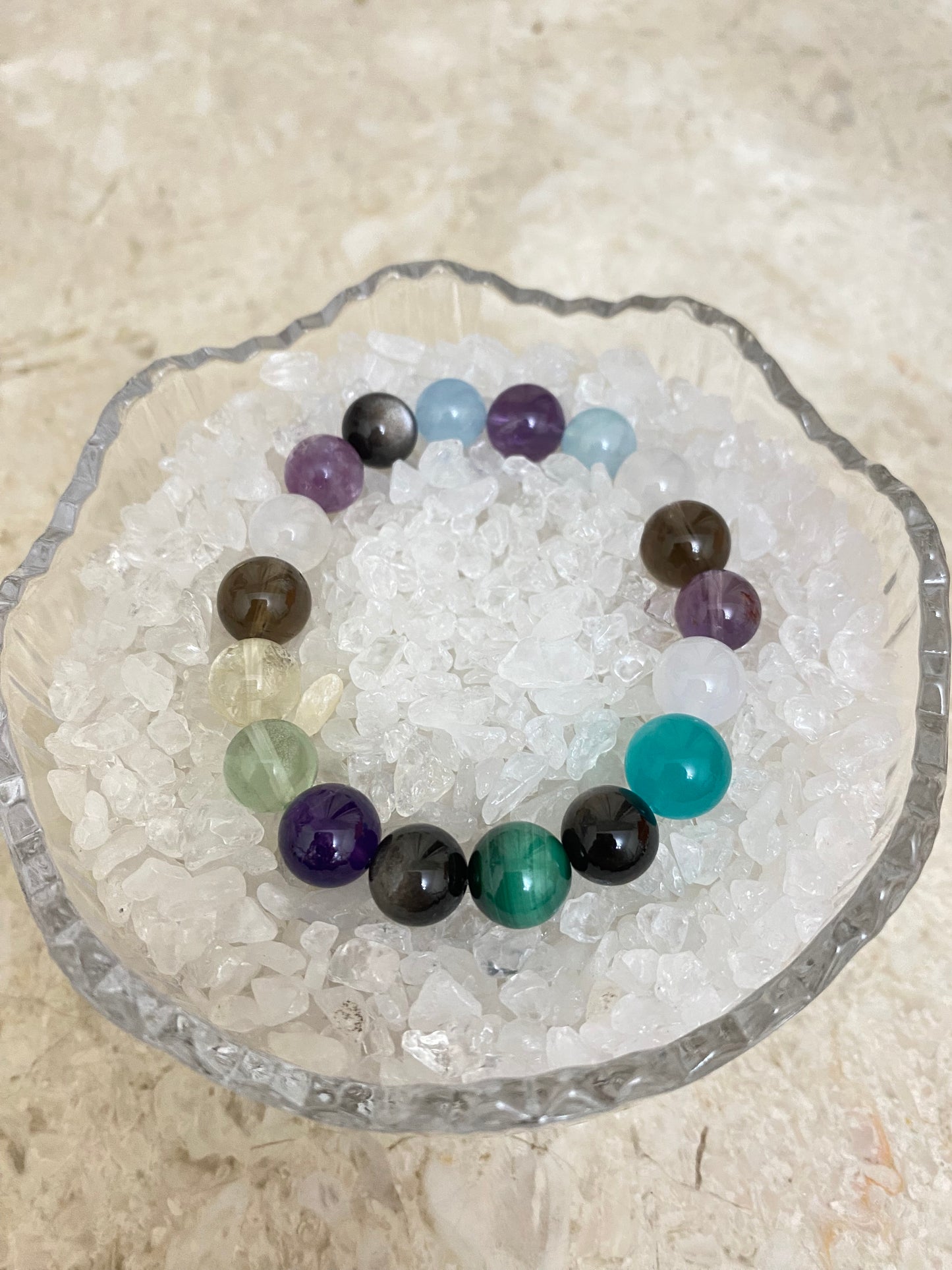 Crystal- Muti- purple luck
