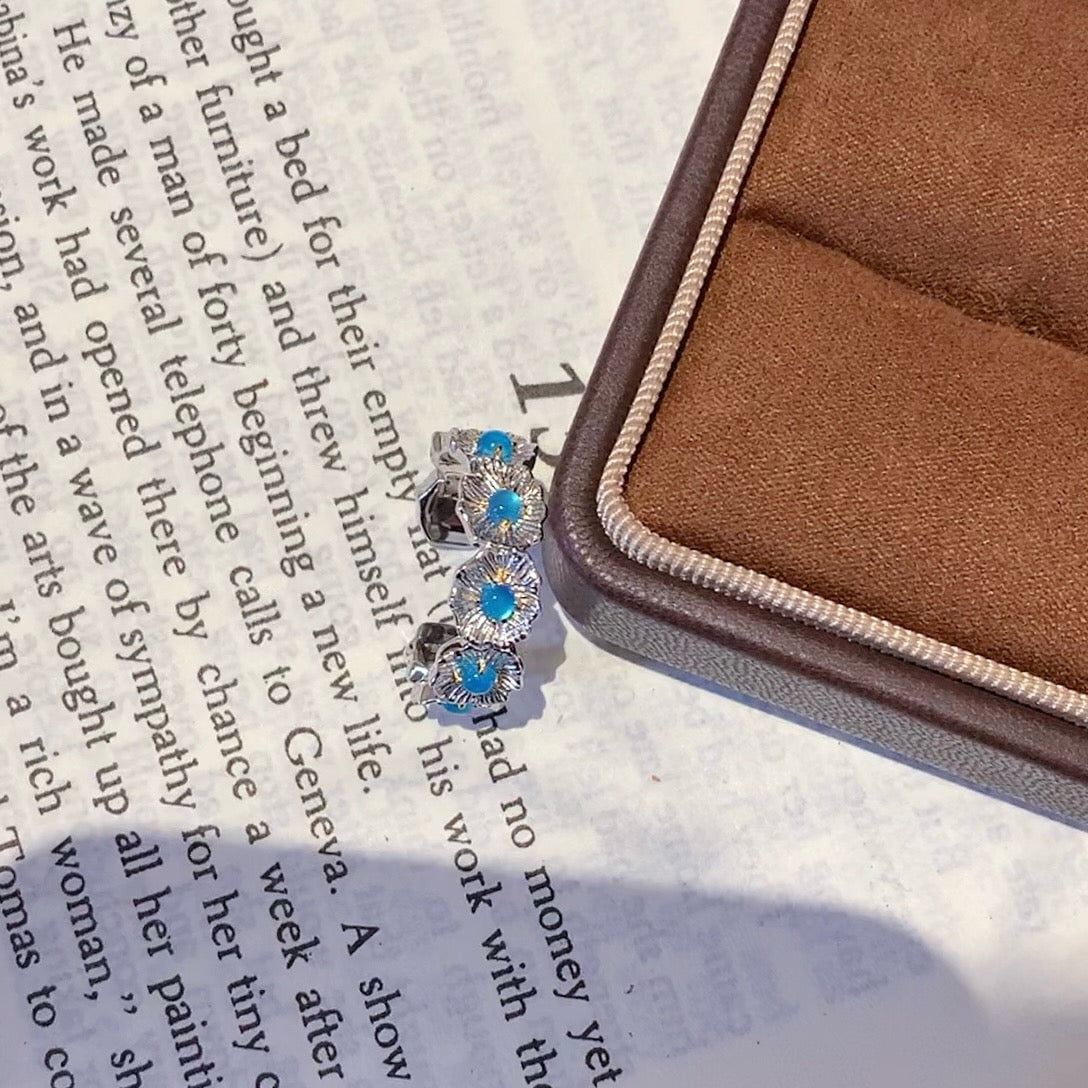 925 Sliver Ring戒子 菊花寶石戒指