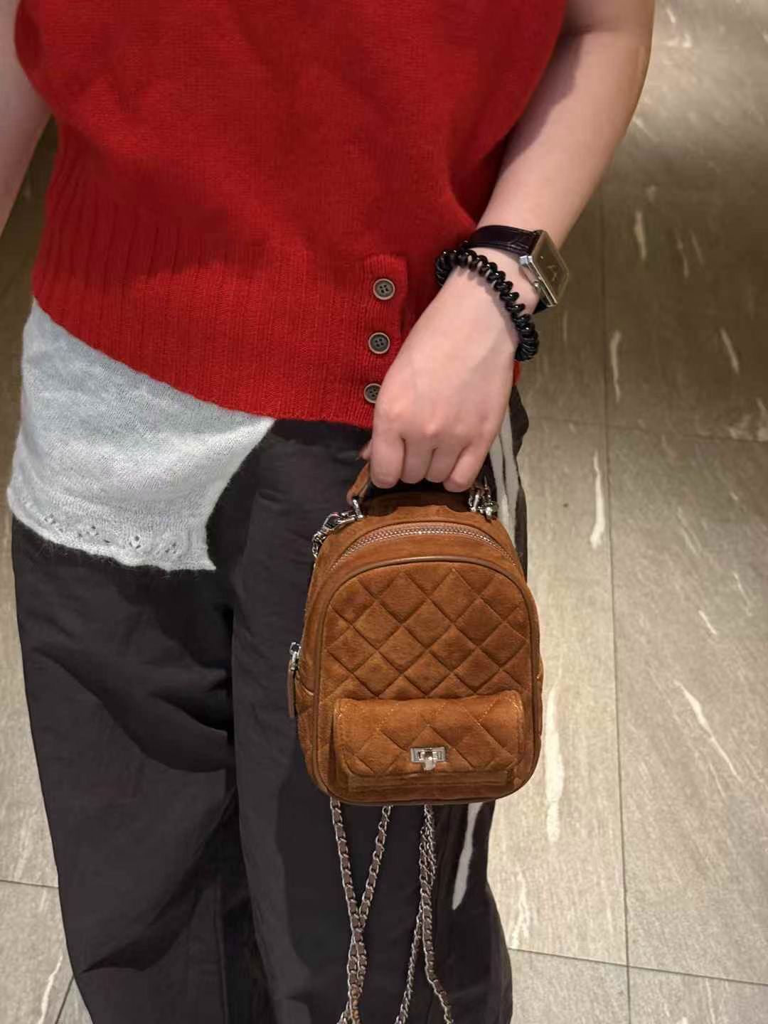 CC style - Leather 小書包 backpack