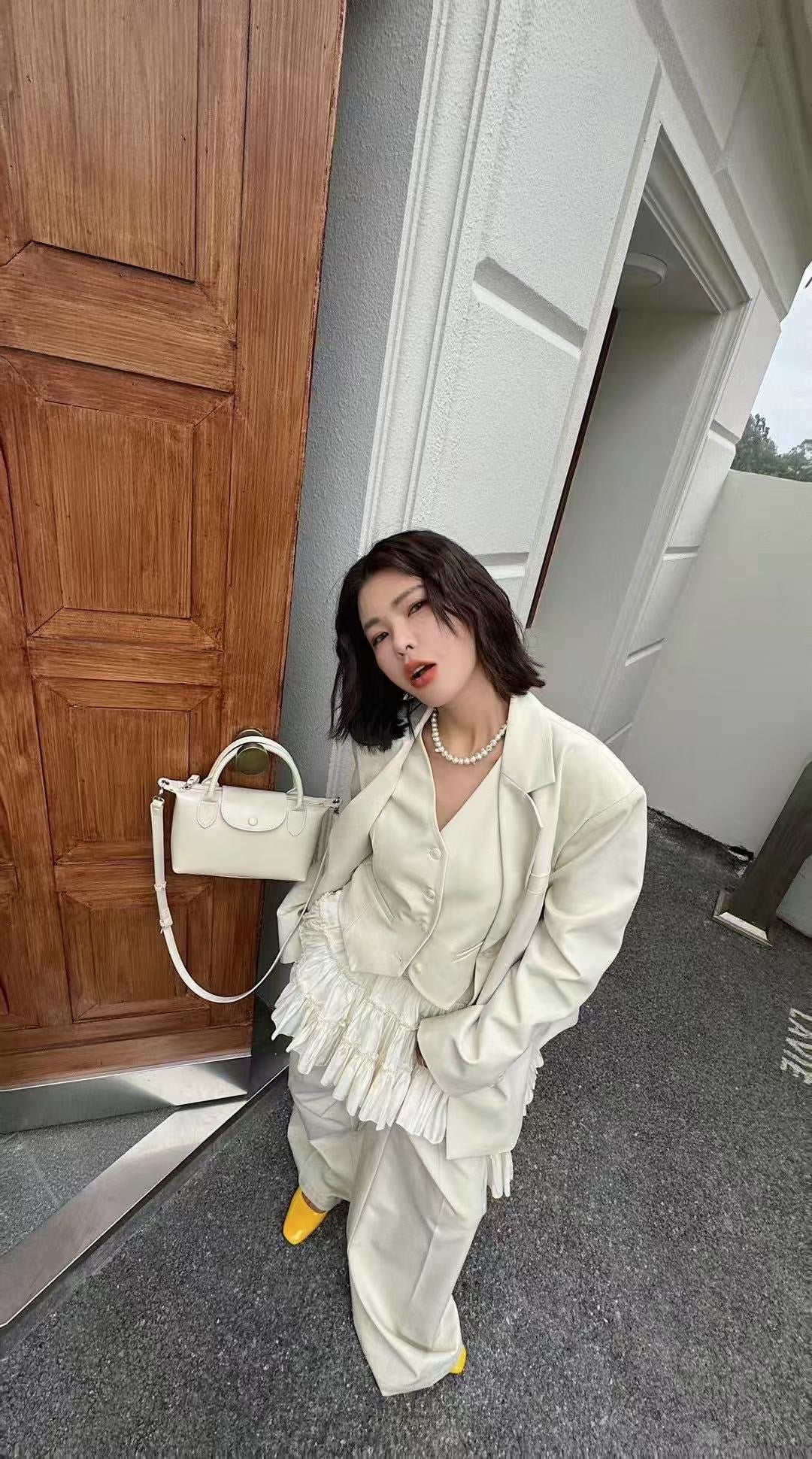 Korea product- Leather Dumping bag