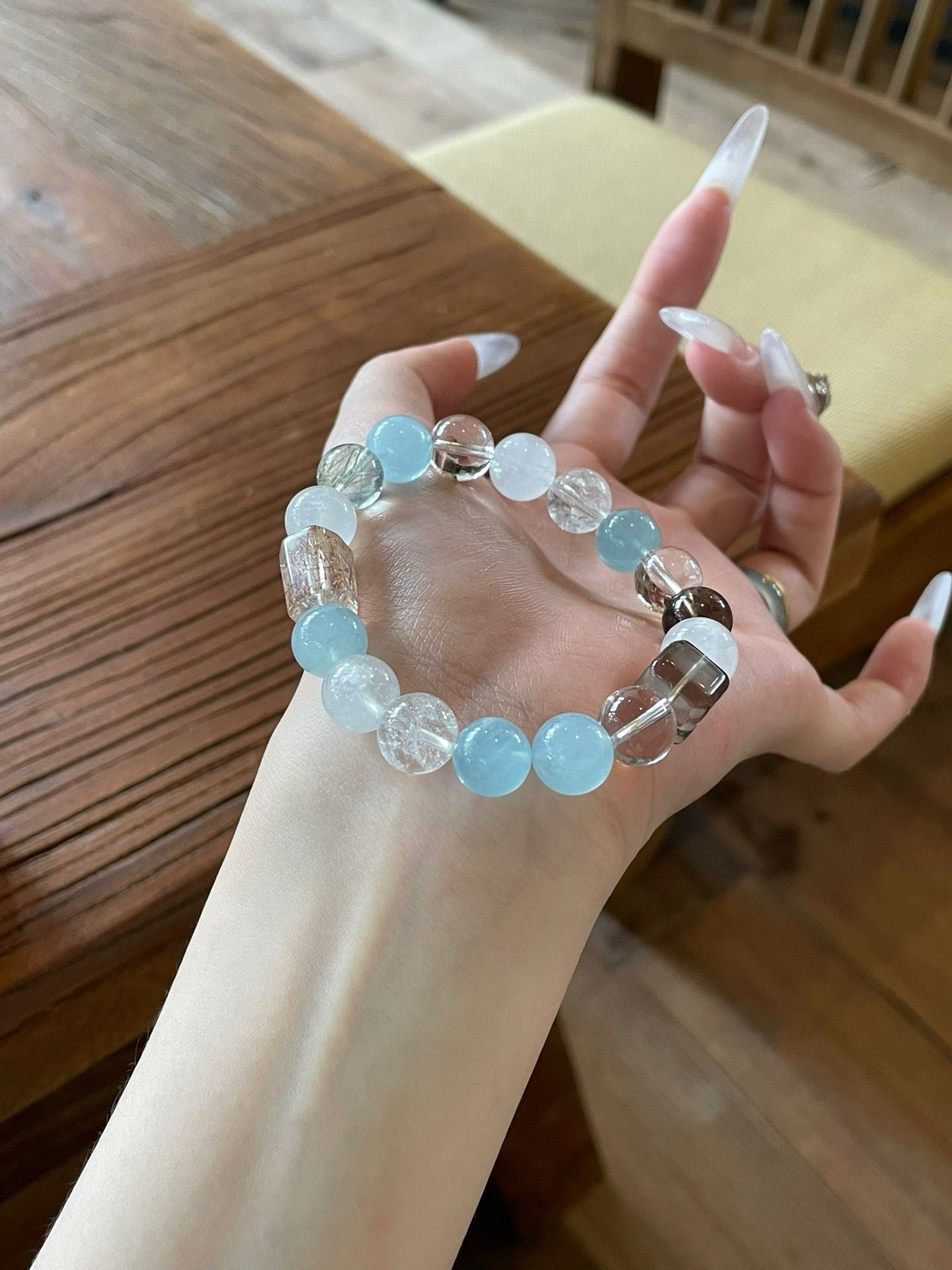 Crystal - 海藍寶/藍月光/茶晶/綠發晶/白水晶/白阿塞/茶晶方糖/黑金超隨型