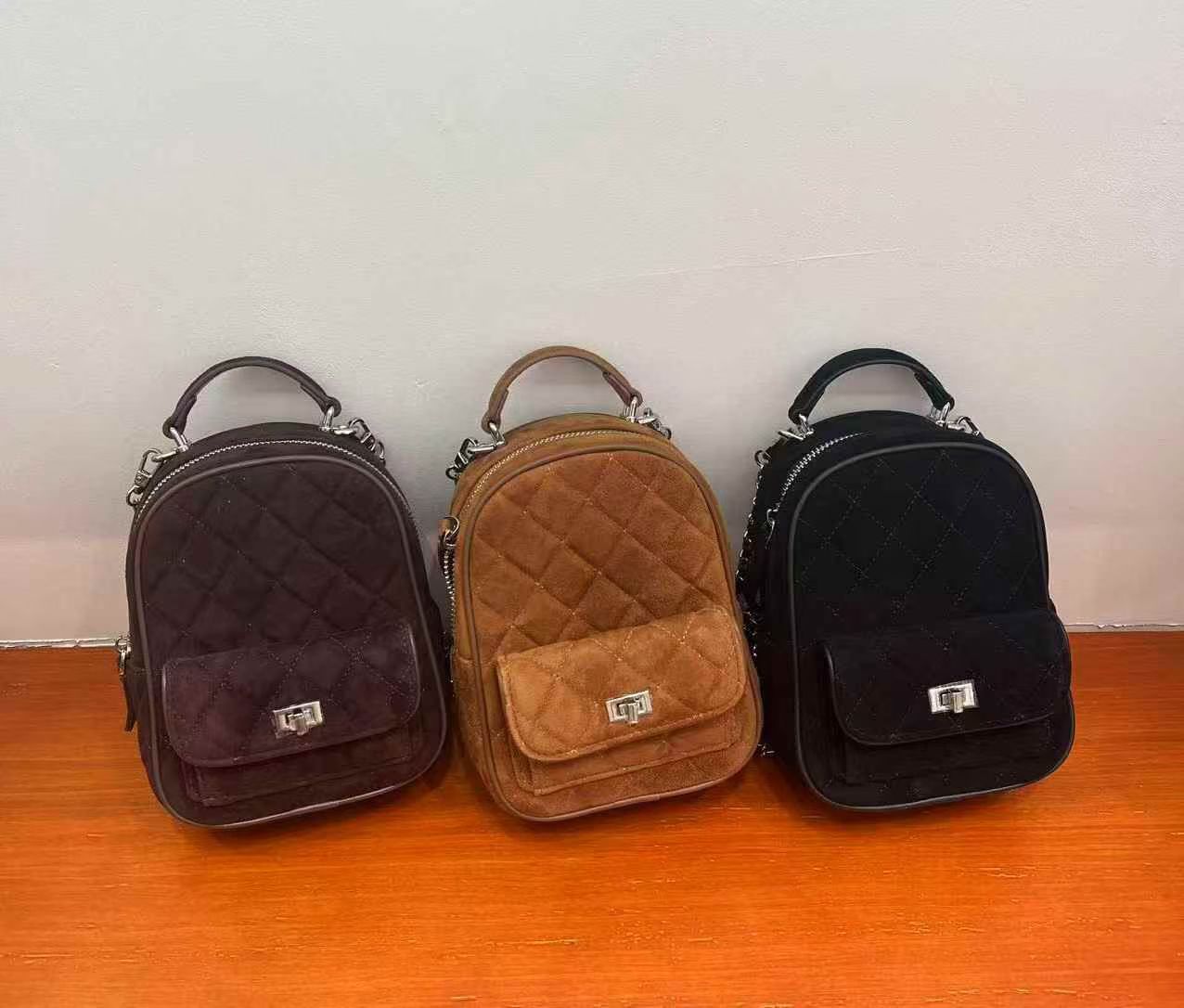 CC style - Leather 小書包 backpack