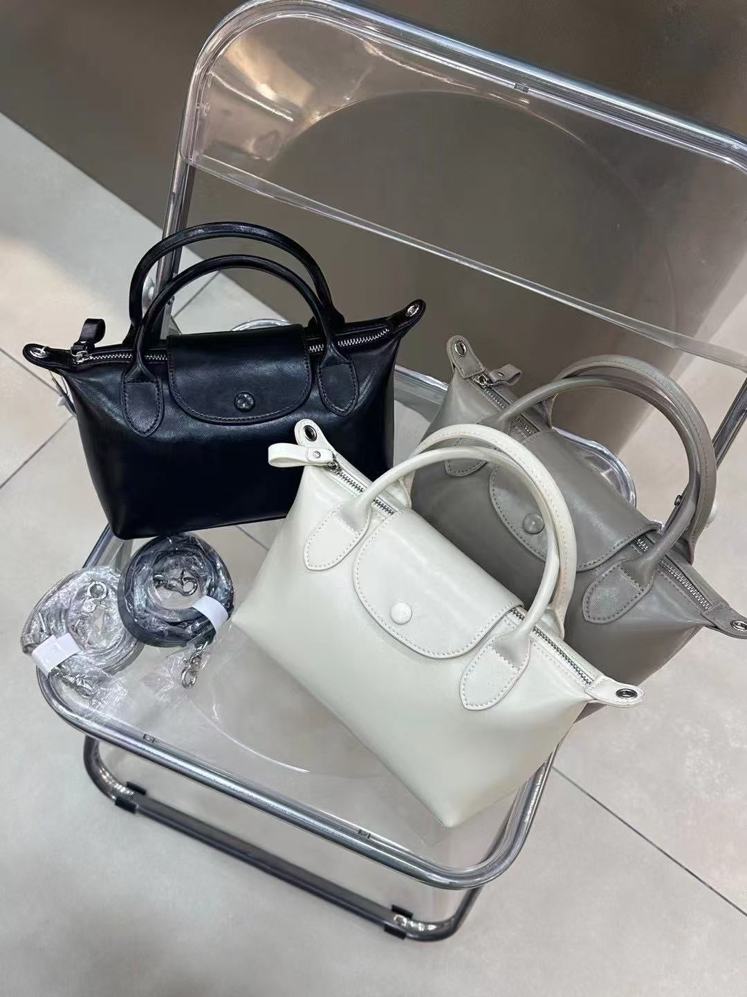 Korea product- Leather Dumping bag
