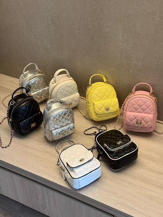 CC style - Leather 小書包 backpack