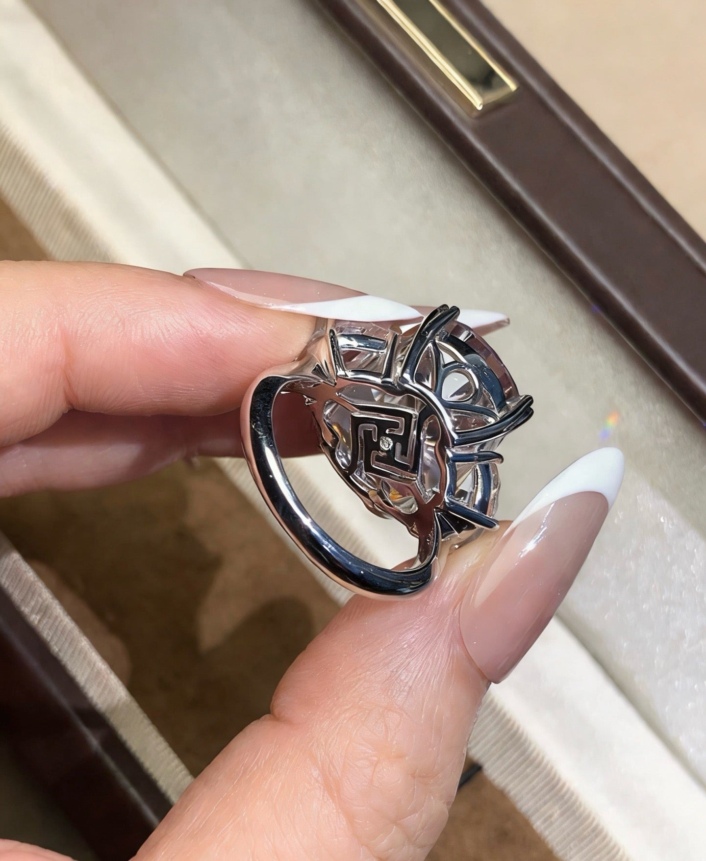 925 Sliver| 粉鑽戒指 Pink Diamond Ring