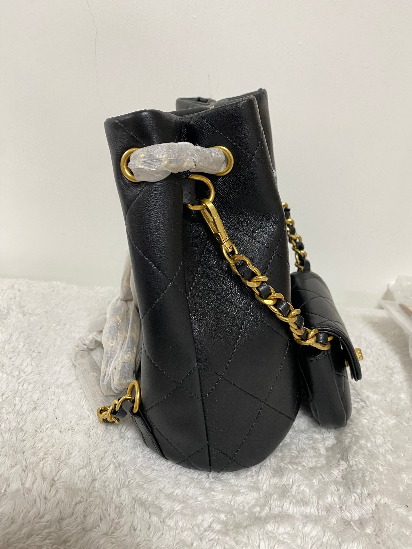 CC style - Lamb skin backpack
