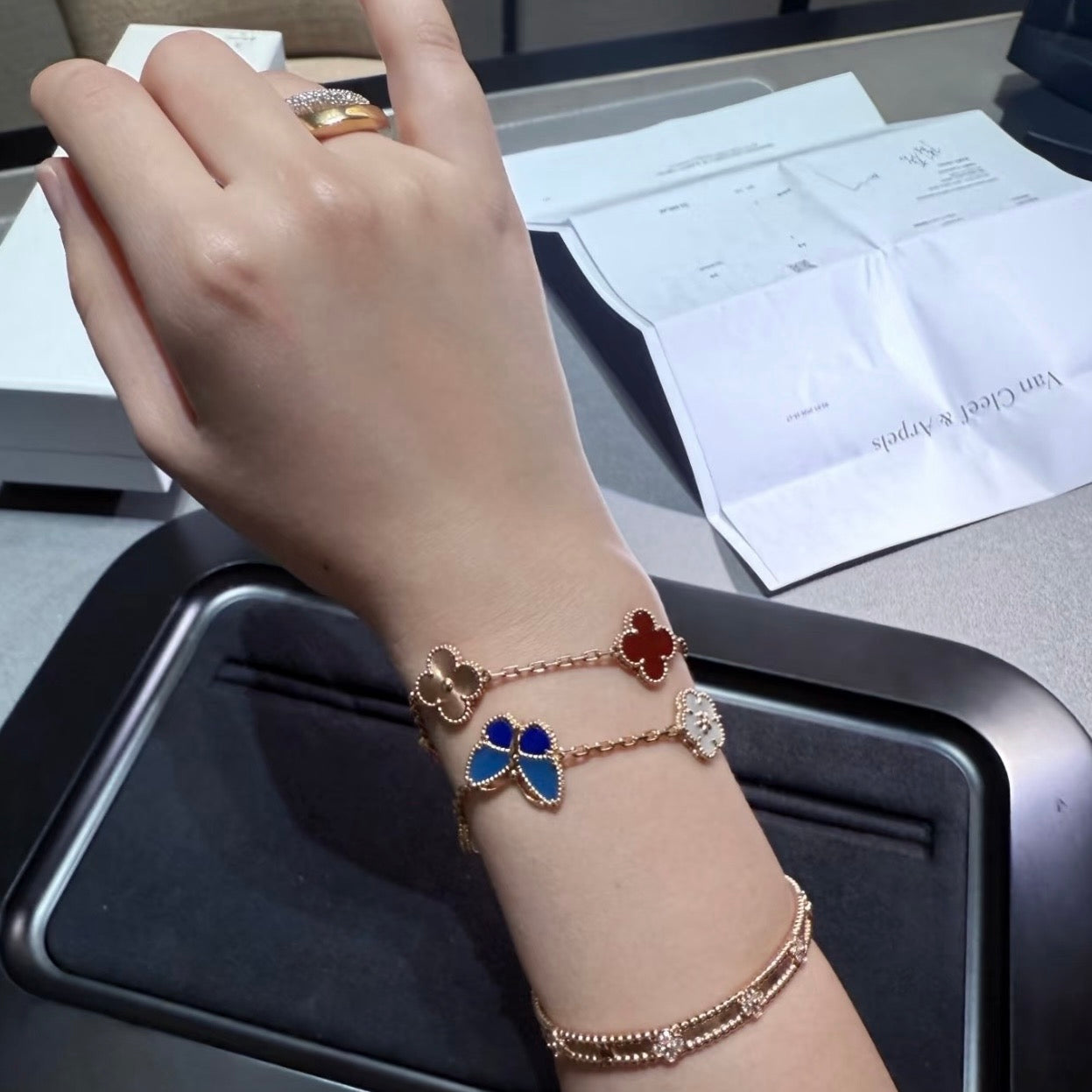 925 Sliver| Lucky Blue Butterfly