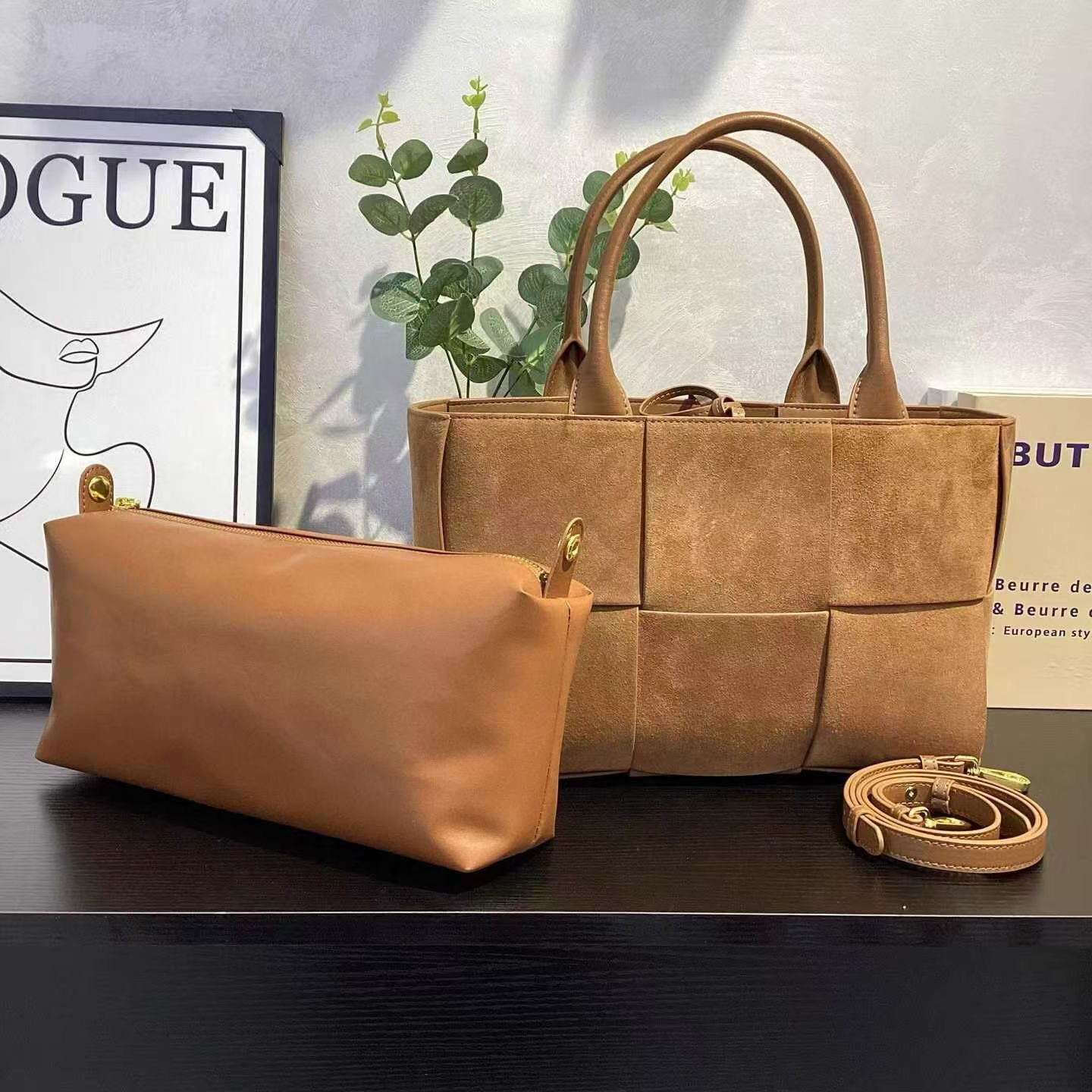 BV collection- Six square Tote