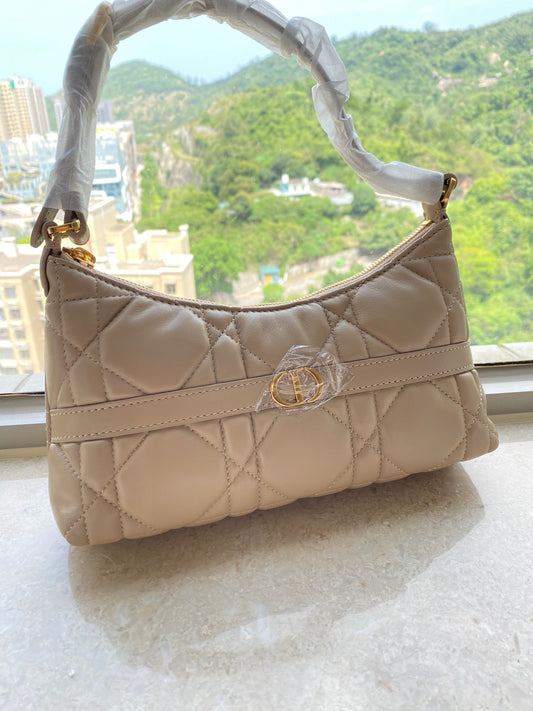 D collection- Lame skin shoulder bag