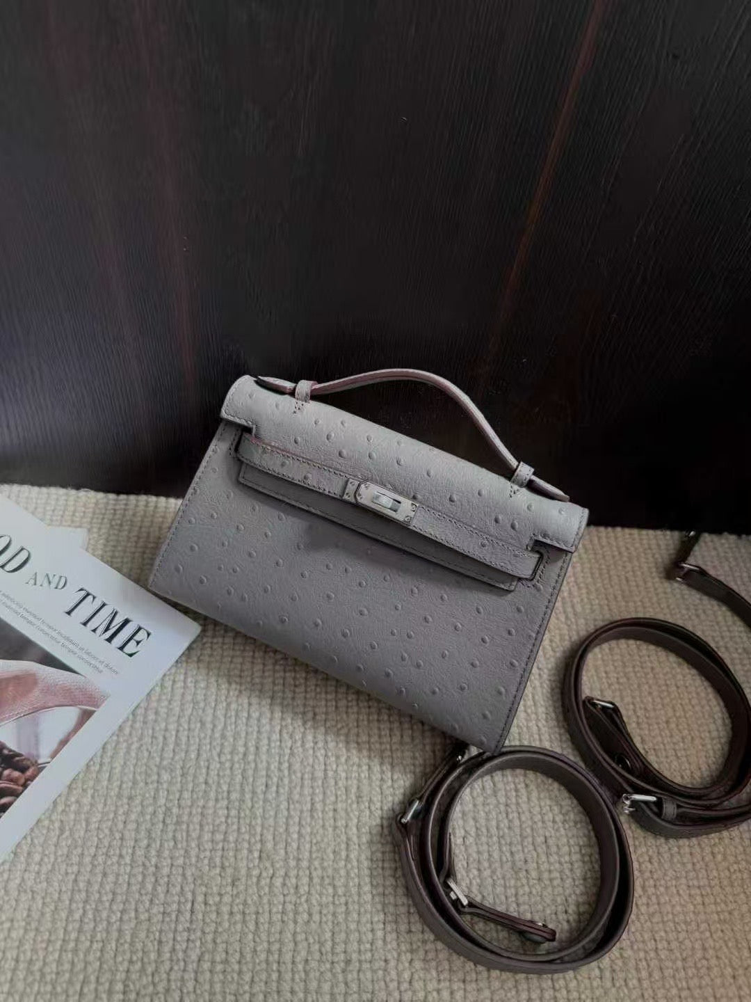 H collection- Ostrich Kelly 1